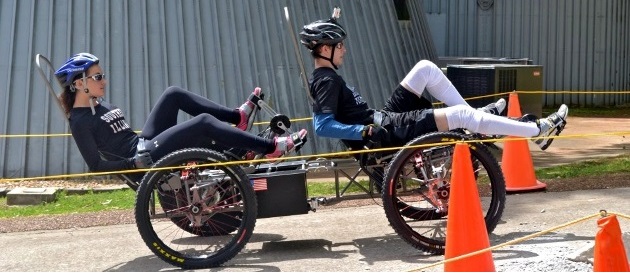 SIU Students show off their buggie