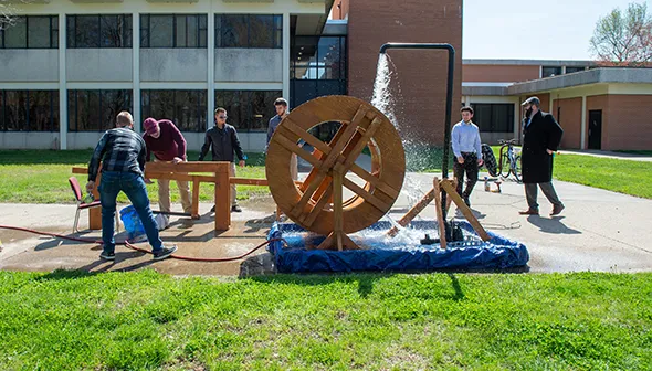 SIU forestry student suspended from tree